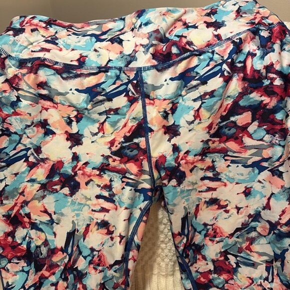 Avia XL High-Waisted Leggings Multicolor Crop Length Activewear Sportswear - Picture 2 of 6